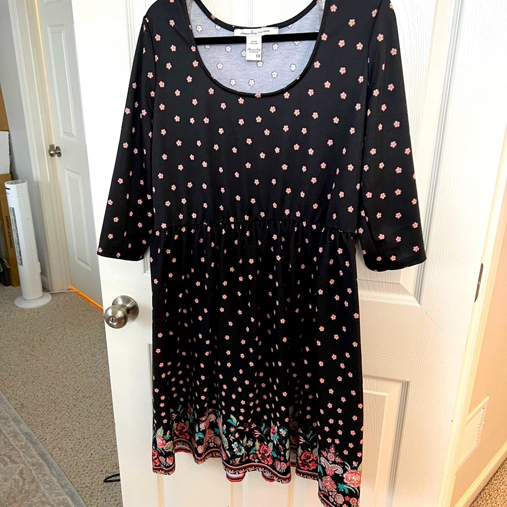 Gently used babydoll dress size 1X